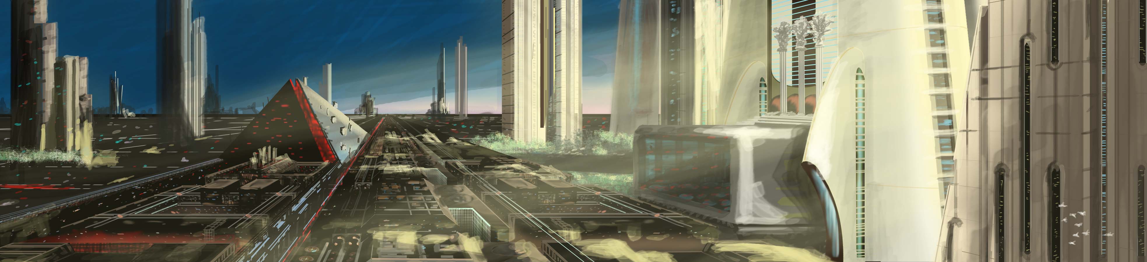 futuristic buildings